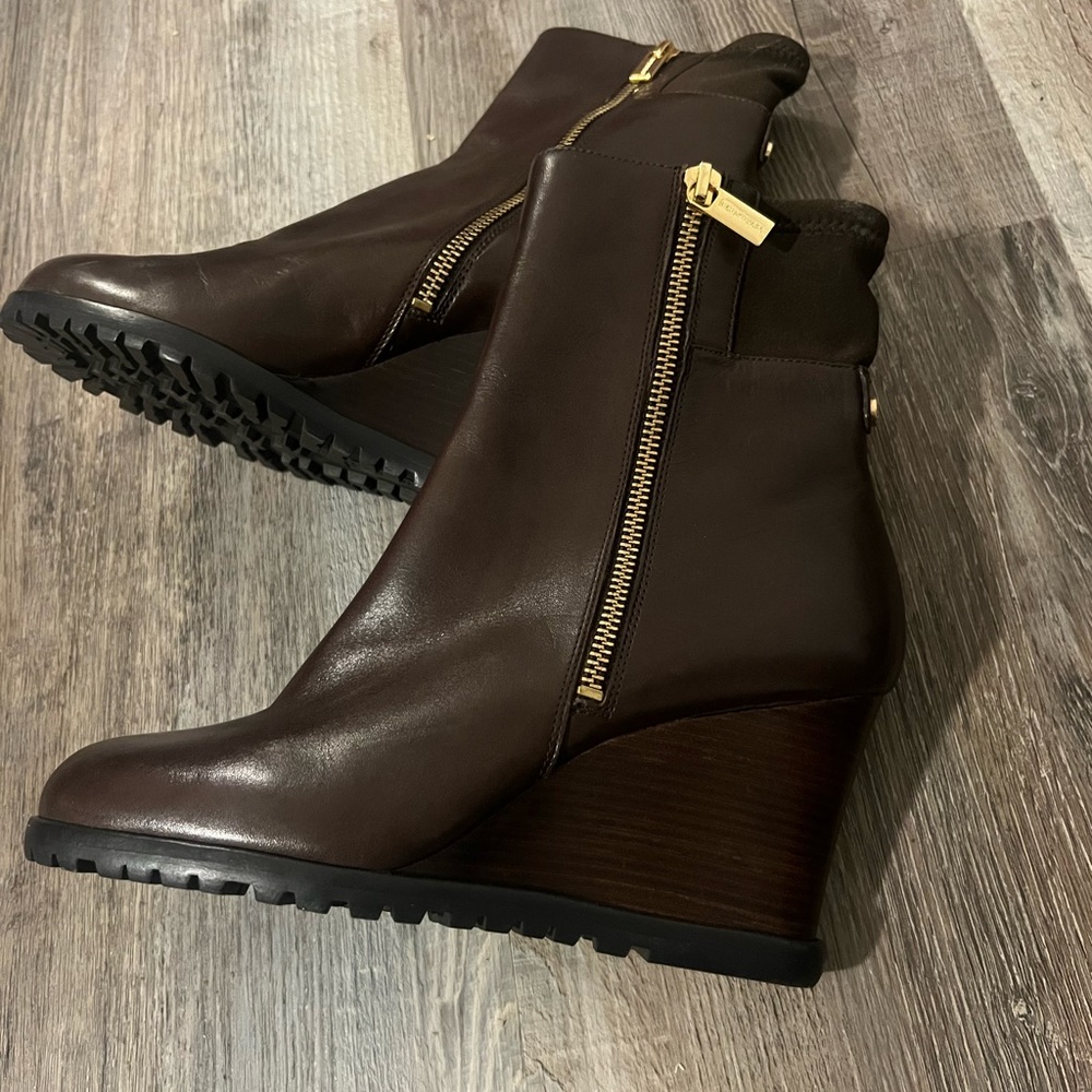 Michael Kors boots wedges
